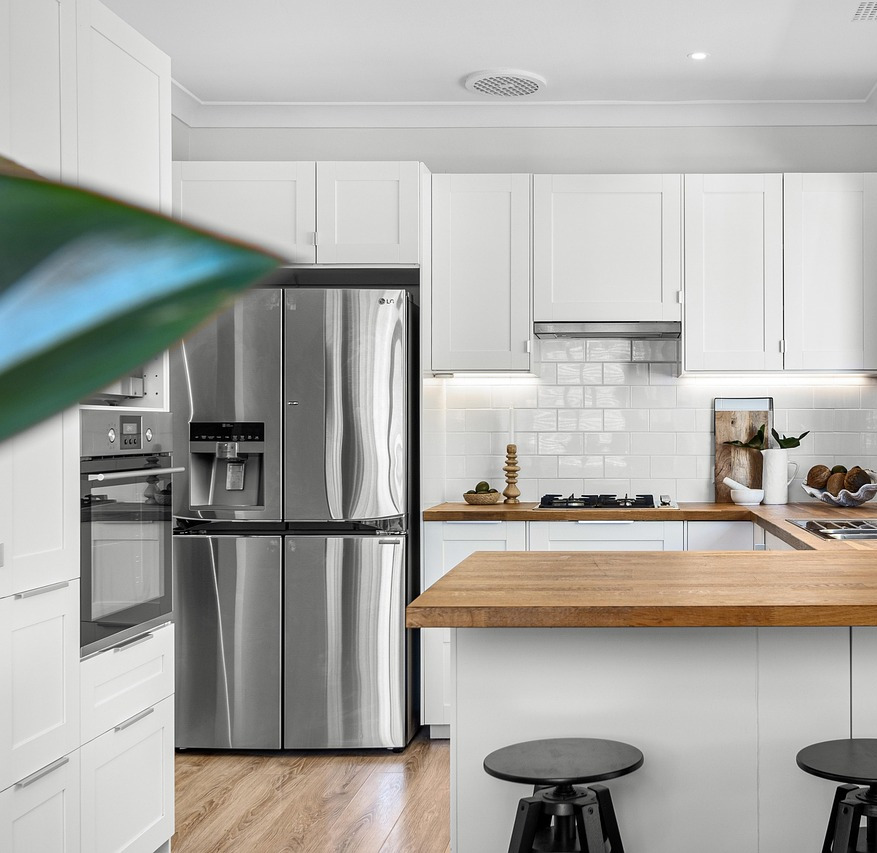 refrigerator kitchen stainless